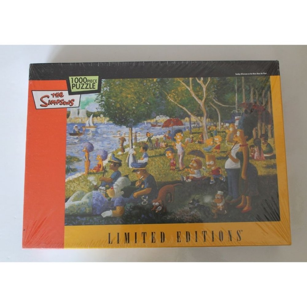 The Simpsons Limited Editions Sunday Afternoon On The River Jigsaw Puzzle